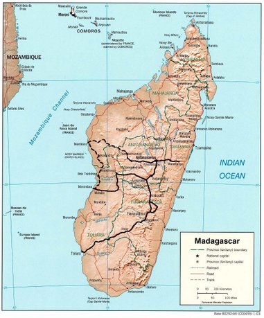 Route Madagascar, 3800 km