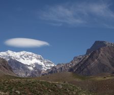 View of Aconcagua, 6961 m.