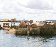 Floating reed islands of Uros